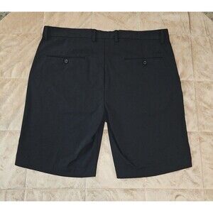 J.Lindeberg Vent Golf Shorts Mens 38 Black Stretch Performance 10 Inseam